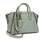DKNY-Chelsea-Powder-Blue-Leather-Tote-Side