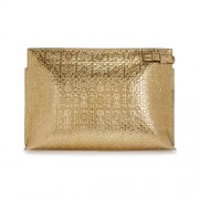 Loewe-Large-gold-embossed-leather-pouch-rear