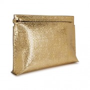 Loewe-Large-gold-embossed-leather-pouch-side